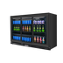 Thumbnail image #1 for Omcan 54-Inch Three-Section Back Bar Beverage Cooler with Sliding Glass Doors