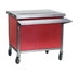 Thumbnail image #1 for Eagle Director's Choice 36-Inch Mobile Beverage Counter with Dual Drain Troughs and Stainless Steel Top