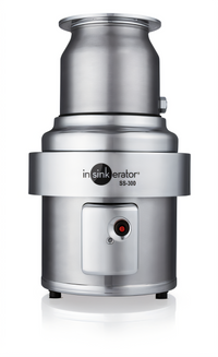 InSinkErator SS-300 Large Capacity Complete Food Waste Disposer Package, 3 HP, Sink Mount, 6-5/8-Inch Inlet, CC-202 Control Center