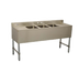 Thumbnail image #1 for Serv-Ware 60-Inch 3-Bowl Bar Sink with Left and Right Drainboards