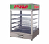 Thumbnail image #1 for Doyon DRP4 Countertop Hot Food Display Warmer with 4-Shelf Rack, Holds 4 18-Inch Pizzas