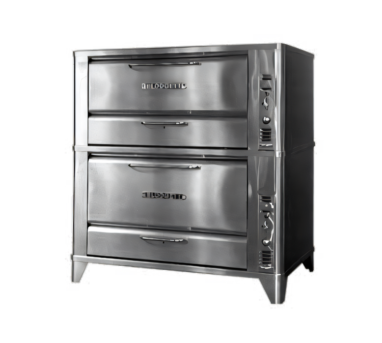 Product image #1 for Blodgett Double-Deck Gas Deck Oven with 42 x 32 Inch Deck Interiors