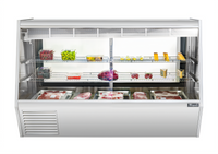 Migali Competitor Series Full-Service Double-Duty Straight Glass Refrigerated Deli Display Case, 40.5 Cu. Ft., 83.6 Inches Wide