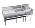Thumbnail image #1 for Krowne Royal Series 66-Inch Underbar Ice Bin/Cocktail Station with Blender Station, Drainboard and 10-Circuit Cold Plate