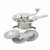 Thumbnail image #1 for Winco Medium Manual Stainless Steel Food Mill with 3 Interchangeable Cutting Plates, 2 Qt, 9-Inch Diameter