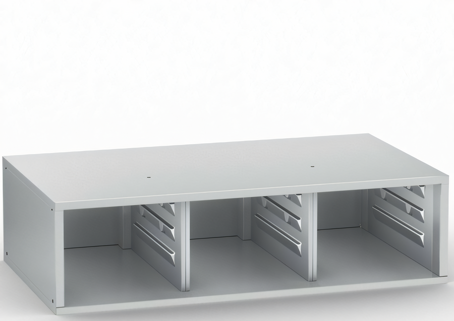 Product image #1 for RATIONAL Open Front Base Storage Cabinet for iVario XL, 2 Compartments