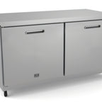 Thumbnail image #1 for Kelvinator Commercial KCHUC60R-32 Two-Section Undercounter Refrigerator, Solid Doors, 61-Inch, 15.5 Cu. Ft., ADA Height, Stainless Steel