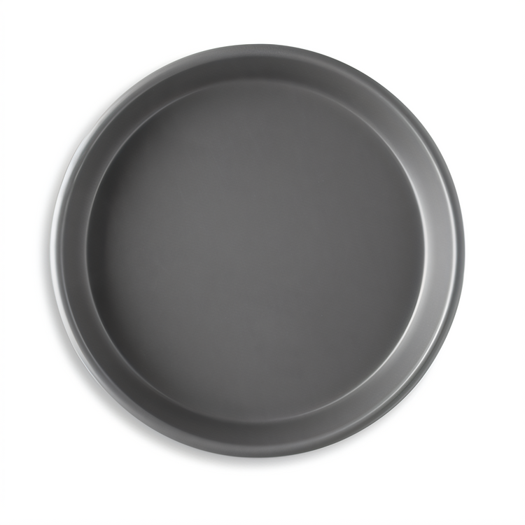 Product image #1 for Vollrath 6709HC 9-5/8 Inch Round Solid Tapered/Nesting Hard Coat Aluminum Pizza Pan