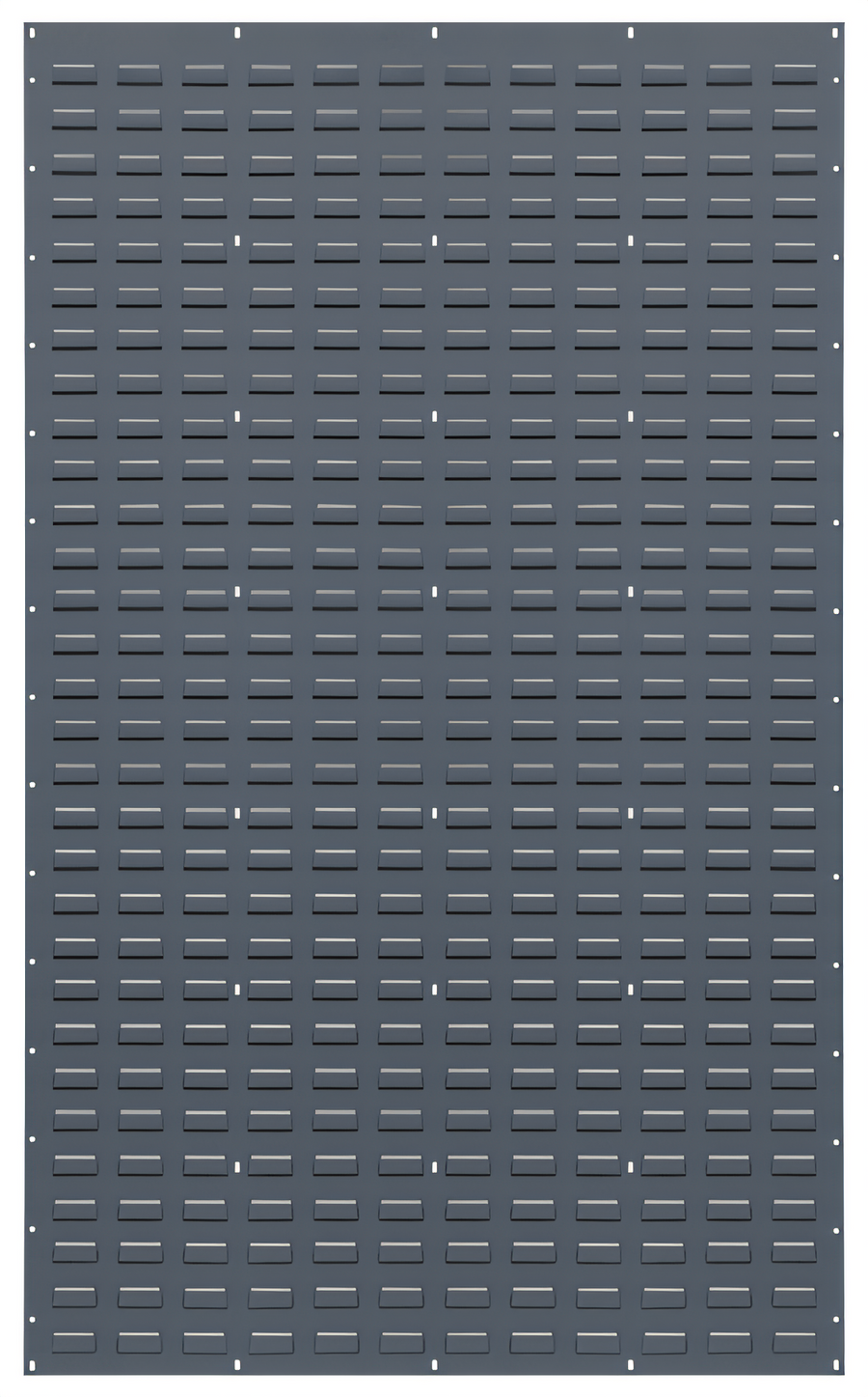 Product image #1 for Quantum 36 x 61-Inch Wall-Mounted Louvered Panel Starter Unit, Gray Enamel, 16-Gauge Steel
