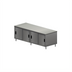 Thumbnail image #1 for BK Resources Dual Access Stainless Steel Chef Table Cabinet Base with Sliding Doors, 120 x 30 x 34-3/4 Inch