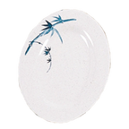 Thumbnail image #1 for Thunder Group Blue Bamboo 2012BB Oval Melamine Platter, 12 x 8-5/8 Inches Case of 6 Dozen