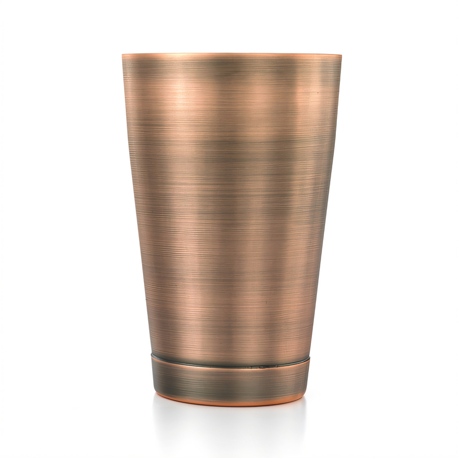 Product image #1 for Barfly 18 oz Half-Size Cocktail Shaker, Antique Copper-Plated Stainless Steel