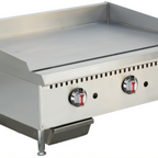 Thumbnail image #1 for Uniworld Foodservice Equipment UPGG-36E 36-Inch 3-Burner Countertop Gas Griddle, 3/4-Inch Polished Steel Plate