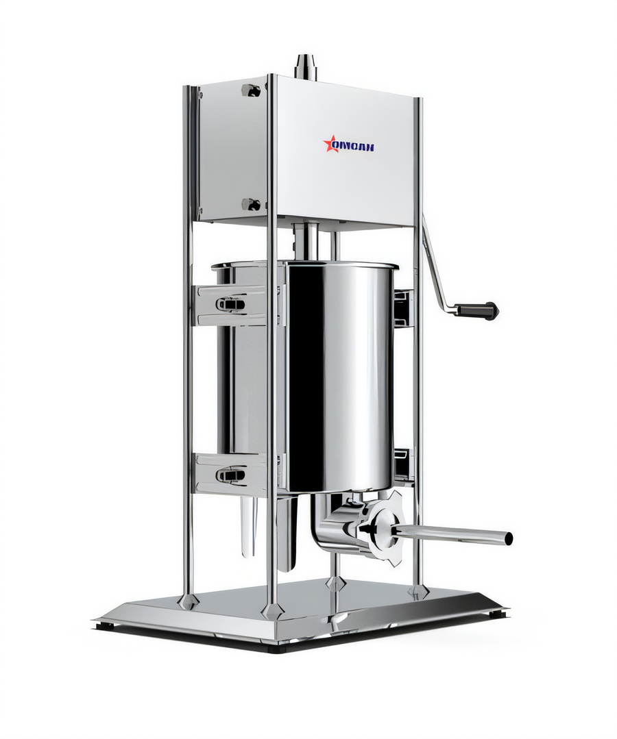 Product image #1 for Omcan USA Manual Vertical Sausage Stuffer, 22 lb Capacity, Gear Drive, Stainless Steel