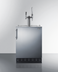 Thumbnail image #1 for Summit Commercial 24-Inch Dual Tap Cold Brew/Nitro Coffee Kegerator, 5.3 Cu. Ft., Convertible Refrigerator