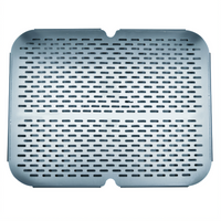 Advance Tabco K-610NF Perforated Stainless Steel Flat Sink Grid for 18 x 18 Fabricated Bowls