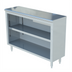 Thumbnail image #1 for Stainless Steel Open Front Enclosed Base Dish Cabinet with Adjustable Shelf, 48 x 15 x 36 Inches
