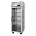 Thumbnail image #1 for Turbo Air PRO Series Pass-Thru Heated Holding Cabinet, 1-Section, 27 Cu. Ft., Glass Front and Solid Rear Doors, 115V
