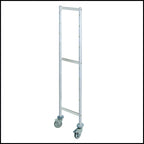 Thumbnail image #1 for Fermod Fermostock 64315-64-R1 64-Inch Mobile Shelving Upright, Deep Anodized Aluminum, Tool-Free Assembly