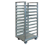 Thumbnail image #1 for Dinex Universal Aluminum Angle Tray Rack, 12 Full-Size Tray Capacity, 5-Inch Centers