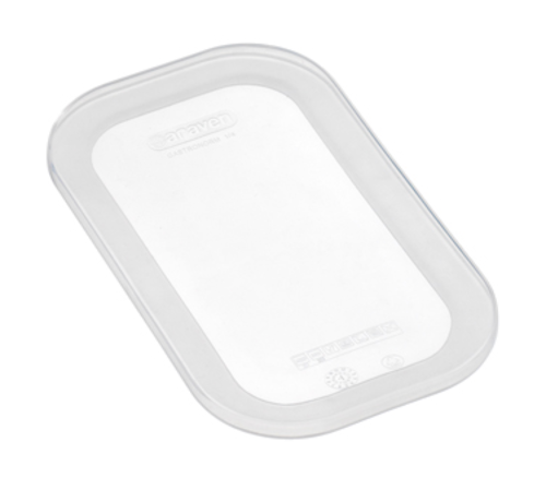 Product image #1 for Araven GN 1/4 Rectangular Transparent Airtight Silicone Food Pan Cover