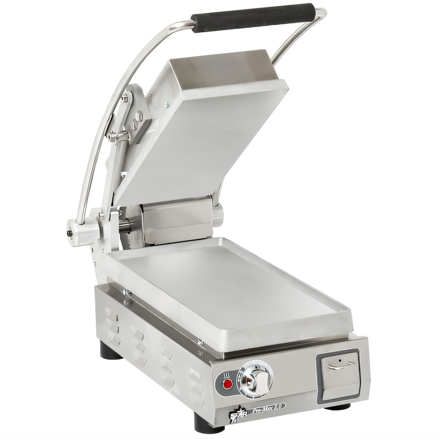 Product image #1 for Pro-Max 2.0 7.5 x 14.2-Inch Smooth Aluminum Countertop Sandwich Grill, 240V