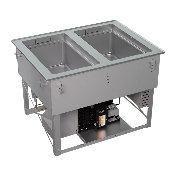 Product image #1 for Vollrath 2-Well Hot/Cold/Frozen Modular Drop-In Food Well, 120V