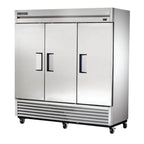Thumbnail image #1 for True Mfg. - General Foodservice T-72-HC Three-Section Reach-In Refrigerator with 3 Solid Doors, Bottom-Mounted R290 Refrigeration
