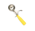 Thumbnail image #1 for American Metalcraft #20 Thumb Disher Portion Control Scoop with Yellow Handle