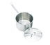 Thumbnail image #1 for Crestware 3-1/2 Qt Induction Ready 18/0 Stainless Steel Sauce Pan with Cover