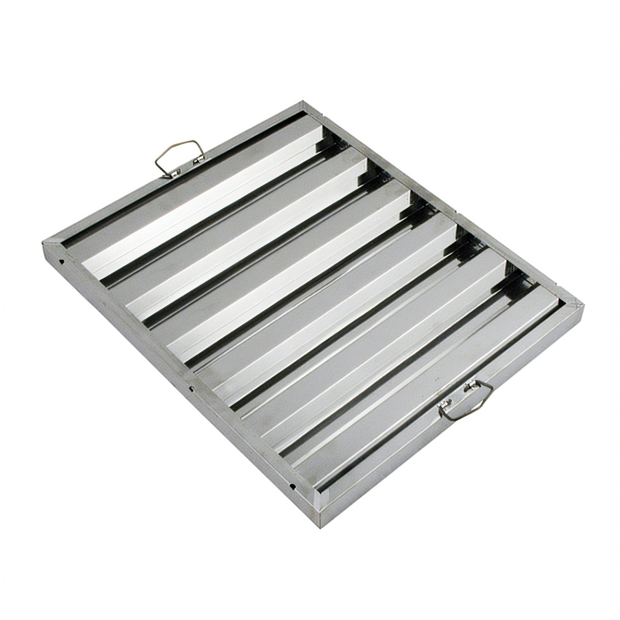 Product image #1 for Winco 25 x 20 Inch Stainless Steel Hood Filter, 1-1/2 Inch Thick