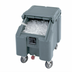Thumbnail image #1 for Cambro SlidingLid Mobile Slant Top Ice Caddy, 100 lb. Capacity, Granite Gray