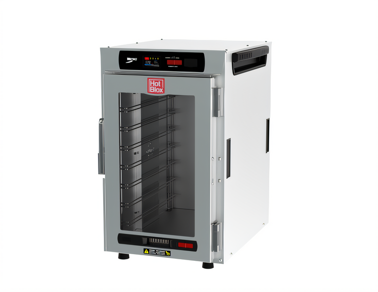 Product image #1 for Metro HotBlox Narrow 8-Pan Insulated Holding Cabinet with Clear Door and Digital Touchscreen Controls