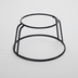 Thumbnail image #1 for American Metalcraft Round Rubberized Seafood Stand, Black, 8-3/4 Inch Top Dia. x 12 Inch Bottom Dia.