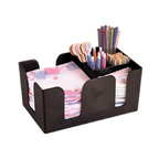 Thumbnail image #1 for American Metalcraft BAR6 6-Compartment Plastic Bar Garnish Caddy, 9-1/2"L x 5-3/4"W x 4-1/8"H Case of 12