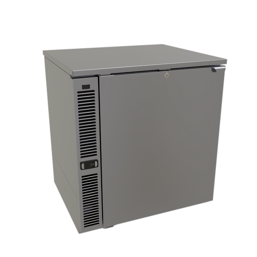 Product image #1 for Glastender One-Zone Side-Serviced Low-Profile Undercounter Cooler, 28 Inch Wide, 1 Section