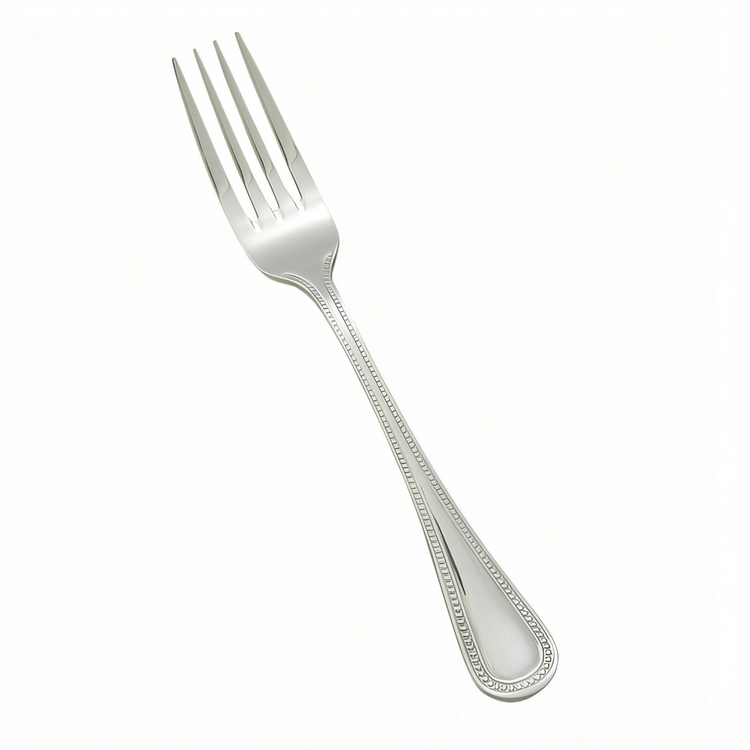 Product image #1 for Winco Deluxe Pearl 8-1/8 Inch European Table Fork, 18/8 Stainless Steel, Extra Heavy Weight, Mirror Finish
