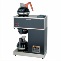 BUNN VPR Manual Water Fill Pourover Commercial Drip Coffee Brewer with 2 Warmers, 3.8 Gallons Per Hour