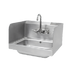 Thumbnail image #1 for Advance Tabco 12-Inch High Welded Double Side Splash for Hand Sinks, 14 x 10 Bowl