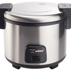 Thumbnail image #1 for Winco RC-S301 Commercial Electric Rice Cooker/Warmer, 30-Cup Uncooked/60-Cup Cooked, Stainless Steel, Hinged Lid