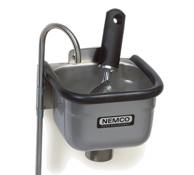 Product image #1 for Spadewell 7-Inch Side-Mount Ice Cream Spade Dipper Well with 3/8-Inch Spigot