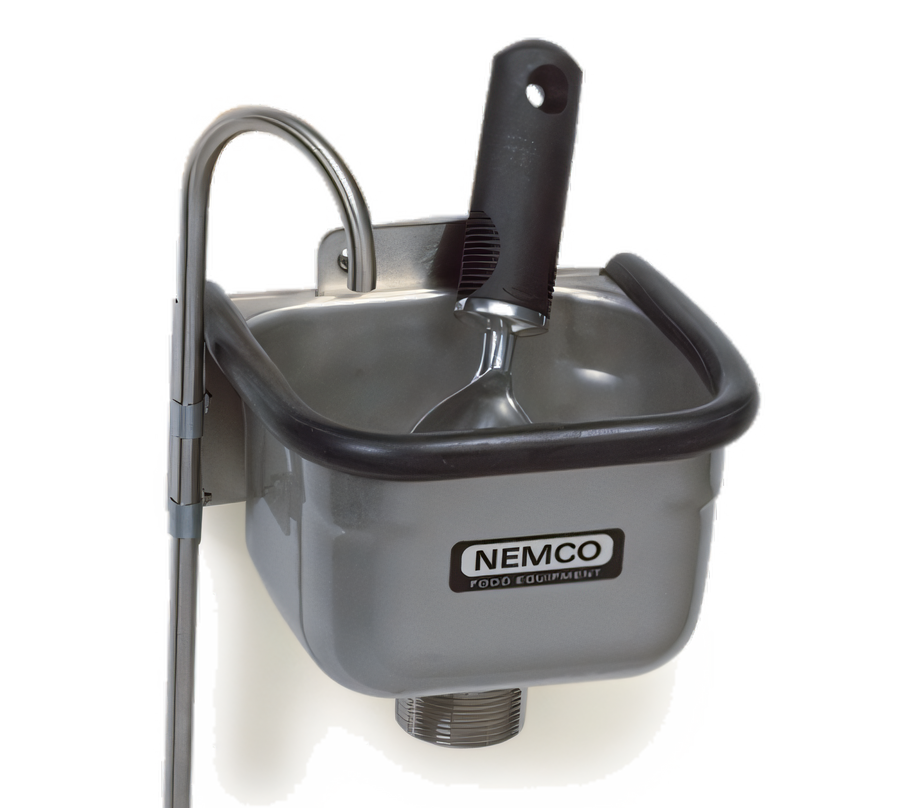 Product image #1 for Spadewell 7-Inch Side-Mount Ice Cream Spade Dipper Well with 3/8-Inch Spigot