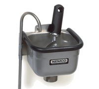Spadewell 7-Inch Side-Mount Ice Cream Spade Dipper Well with 3/8-Inch Spigot