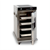 Cres Cor Insulated Half-Height Mobile Heated Holding Cabinet for 8 12 x 20 Pans, 120V