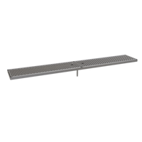 Glastender Stainless Steel Surface Mount Drain Pan, 50 Inch x 8 Inch