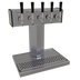 Thumbnail image #1 for Glastender Tee Draft Countertop Dispensing Tower with 5 Stainless Steel Faucets