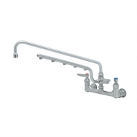 UltraRinse 8-Inch Wall Mount Mixing Pre-Rinse Faucet with 18-Inch Swing Nozzle