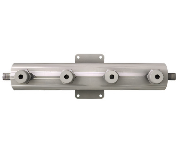 Product image #1 for 4-Station Pass-Through Beer Manifold with 1/2 Inch Barb Inlet and Outlet