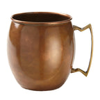 Thumbnail image #1 for American Metalcraft ACMH 14 oz Hammered Antique Copper Moscow Mule Mug with Handle Case of 12