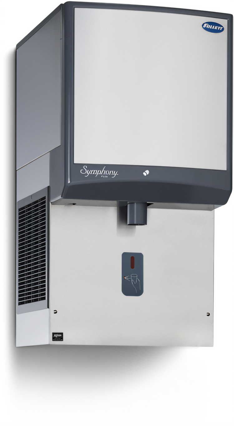 Product image #1 for Follett Symphony Plus 25HI414A-SI-00 Wall Mount Ice-Only Dispenser with 425 lb. Chewblet Ice Production